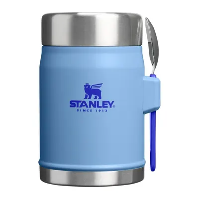 Termos albastru pentru mâncare din oțel inoxidabil 400 ml Legendary Food Jar + Spork Blue Sky – Stanley