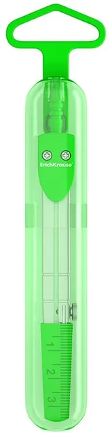 Compas Erich Krause - Verde, 12 cm