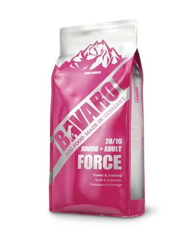 JOSERA Bavaro Force Junior Adult 28/16 2x18 kg hrană câini junior și câini adulți cu activitate fizică ridicată