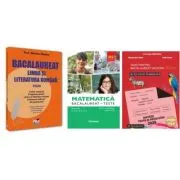 Pachet Bacalaureat 2026. Limba si literatura romana, Matematica M2 Profil Stiinte ale naturii si Biologie clasele 9-10