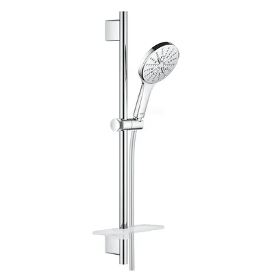 Coloana de dus Grohe Rainshower SmartActive 130 26546000, 1/2, universala, 600 mm, 3 pulverizari, etajera, 1.75 m, anti-calcar, Crom