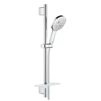 Coloana de dus Grohe Rainshower SmartActive 130 26546000, 1/2, universala, 600 mm, 3 pulverizari, etajera, 1.75 m, anti-calcar, Crom