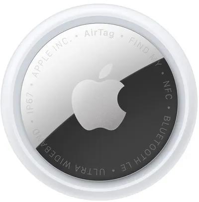 Tracker Apple AirTag (2nd Gen), 1 buc., alb/silver