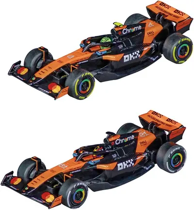 Set de mașinuțe Carrera Pull &amp; Speed - McLaren Formula 1, 2 buc., 1:43