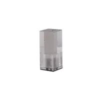 Lampa de masa Cristal, LED RGB, iluminat decorativ, schimbare culoare lumina prin buton tactil, alimentare USB