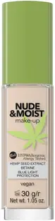 Bell HYPOAllergenic Fond de ten hidratant Nude &amp; Moist, 02, 30 g