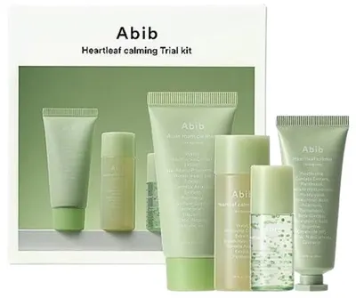 Abib Heartleaf Kit de calmare a pielii, 4 piese