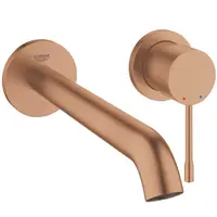 Baterie lavoar Grohe Essence 19967DL1, 1/2 inch, montare pe perete, monocomanda, 23 cm, cartus ceramic, mat, Warm sunset