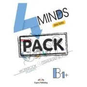 Curs limba engleza 4 Minds B1+. Caiet si gramatica cu digibook app