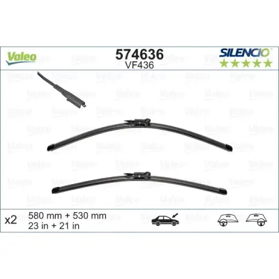 Lamela stergator VALEO 574636