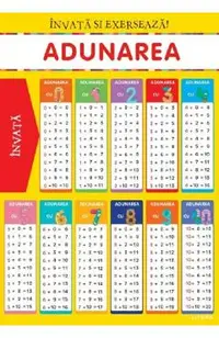 Invata si exerseaza! Adunarea + exercitii. Planse educationale
