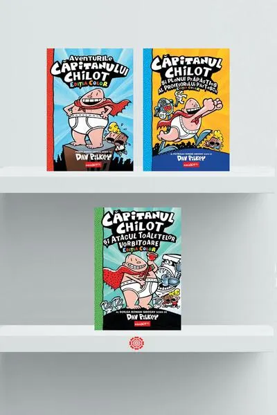Pachet Seria Căpitanul Chilot (Incomplet) - Hardcover - Dav Pilkey
