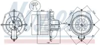 Ventilator Habitaclu Potrivit Citroen Berlingo, Berlingo Multispace, Berlingo Minivan; Peugeot Partner, Partner Origin, Partner Origin Minivan, Partner Tepee, Partner Minivan 1.2-Electric 04.08-