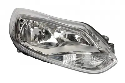 Far dreapta (H1 H7, reglaj electric, cu motoras, fundal cromat) FORD FOCUS 2010-2014