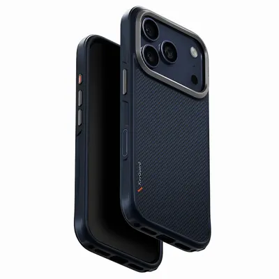 Husa MagSafe pentru Apple iPhone 17 Pro Max, UNIQ, Keva MagClick, Bleumarin