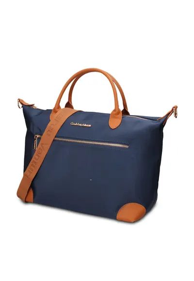Geanta shopper din piele ecologica Elowen Prime - Albastru inchis