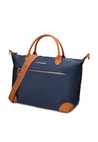 Geanta shopper din piele ecologica Elowen Prime - Albastru inchis