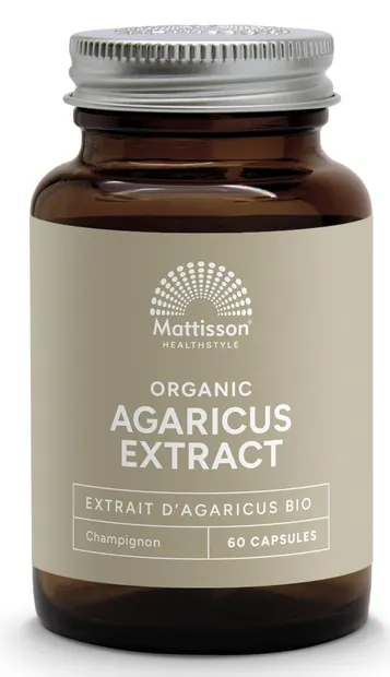 Organic Agaricus Extract, 400 mg, 60 capsule, Mattisson Healthstyle