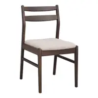 Scaun de dining crem/în culoare naturală închisă din lemn de stejar Kerwin – Rowico