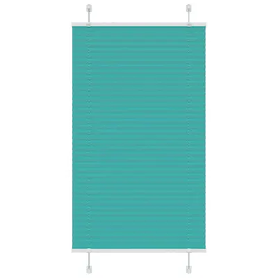 Gossi jaluza plisata verde petrol 80x150cm latime tesatura 79,4 cm