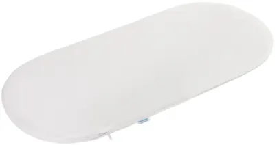 Saltea pentru cărucior Sensillo -Cu umplutură de cocos, 75 x 35 cm, alb