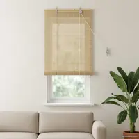 vidaXL Rulou textil natural 40 x 160 cm Bambus