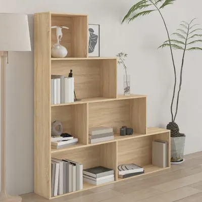 vidaXL Bibliotecă/Separator stejar sonoma 155x24x160 cm lemn prelucrat