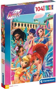 Puzzle Clementoni din 104 maxi piese - Zânele Clubului Winx