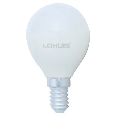 Bec LED LOHUIS, forma sferic, E14, 8W, 25000 ore, 6500K