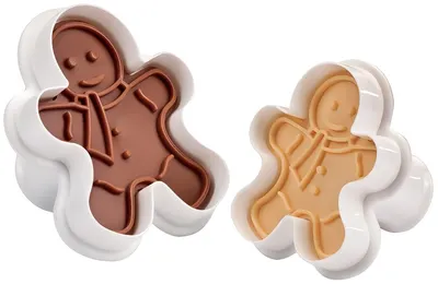 Set forme pentru biscuiți Tescoma - Delicia, 2 bucăți, Moș Crăciun