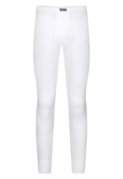 Pantaloni termici barbati - Bumbac - Alb