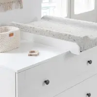 Saltea din spuma pentru masa de infasat din lemn Boho Dark by Woo 72 x 47 x 9 cm
