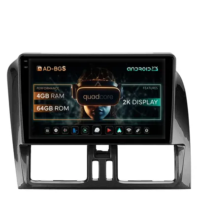 Navigatie 2K Volvo XC60 (2008-2013), Android, S-Quadcore 4GB RAM + 64GB ROM, 9.5 Inch - AD-BGS90042K+AD-BGRKIT400-0813