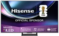 Televizor smart Hisense - 55U7Q_PRO, 55'', MiniLED PRO AI, 4K, 165Hz, HDR10+, Dolby Atmos, negru