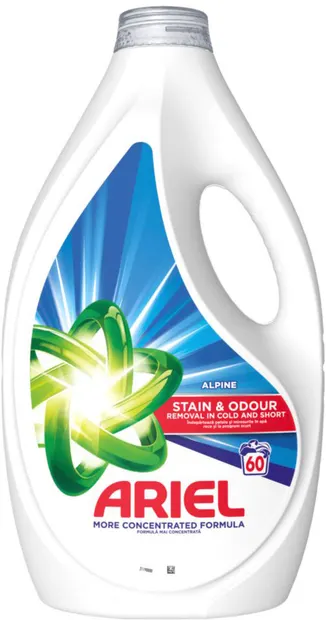 Detergent lichid Ariel - Alpine, 60 spălătorie