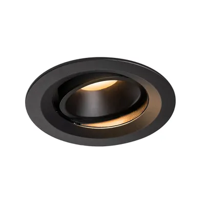 Spot incastrat, NUMINOS MOVE M Ceiling lights, black Indoor LED recessed ceiling light black/black 2700K 20° rotating and pivoting