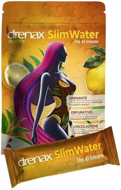Drenax Forte Slim Water, ceai de lămâie, 24 plicuri, Paladin Pharma