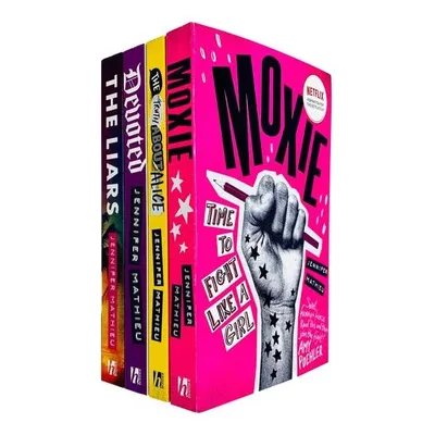 Jennifer Mathieu 4 Books Collection Set (Moxie, The Truth About Alice, Devoted & The Liars) NETFLIX