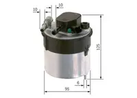 Filtru combustibil BOSCH F 026 402 204