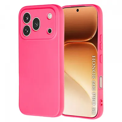 Husa pentru Honor 600 Pro, Techsuit, SoftFlex, Roz Inchis