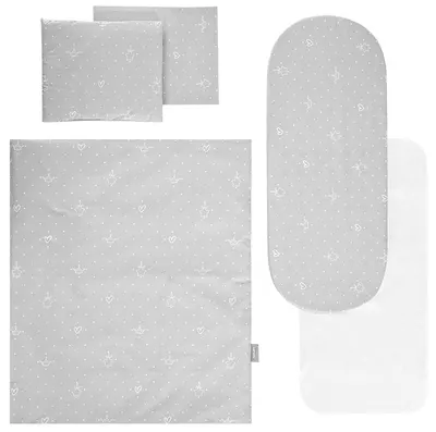 Set pentru cărucior cu protector Lorelli - Urs, gri