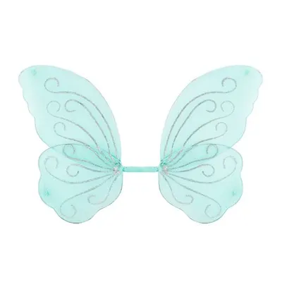 Aripi fluture albastre glitter
