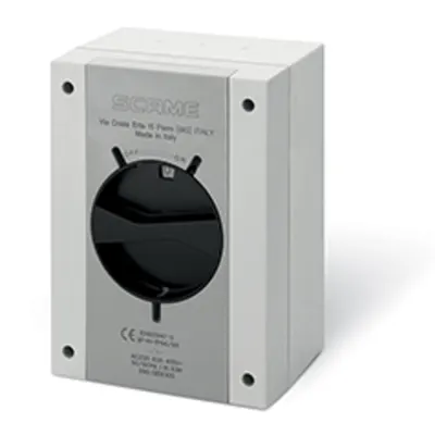 Intrerupator separatorn80A 2P IP66/IP69 160x220x115mm Y2 IK09 GENERAL GREY/BLACK GW 650°C