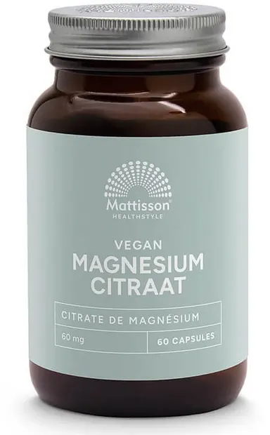 Magnesium Citrate, 400 mg, 60 capsule, Mattisson Healthstyle