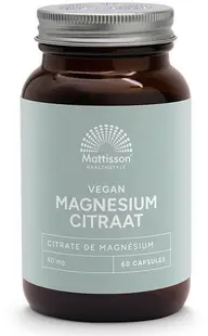 Magnesium Citrate, 400 mg, 60 capsule, Mattisson Healthstyle