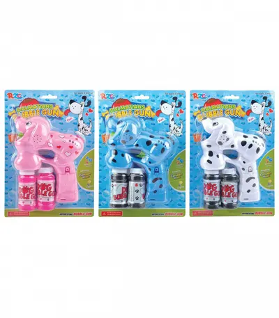 Pistol baloane de sapun in forma de caine dalmatian