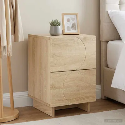 vidaXL Dulap de noapte Stejar Sonoma 33,5 x 34,5 x 50 cm
