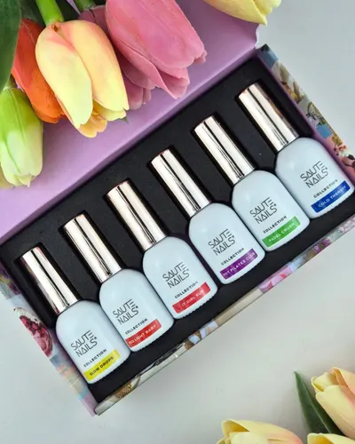 Ojă semi Saute Nails Set That Girl Essential 4+2