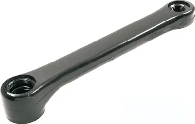 Brat pedalier, otel, ax patrat, lungime 170mm, culoare negru