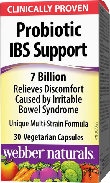 Probiotic IBS Support, 30 capsule, Webber Naturals
